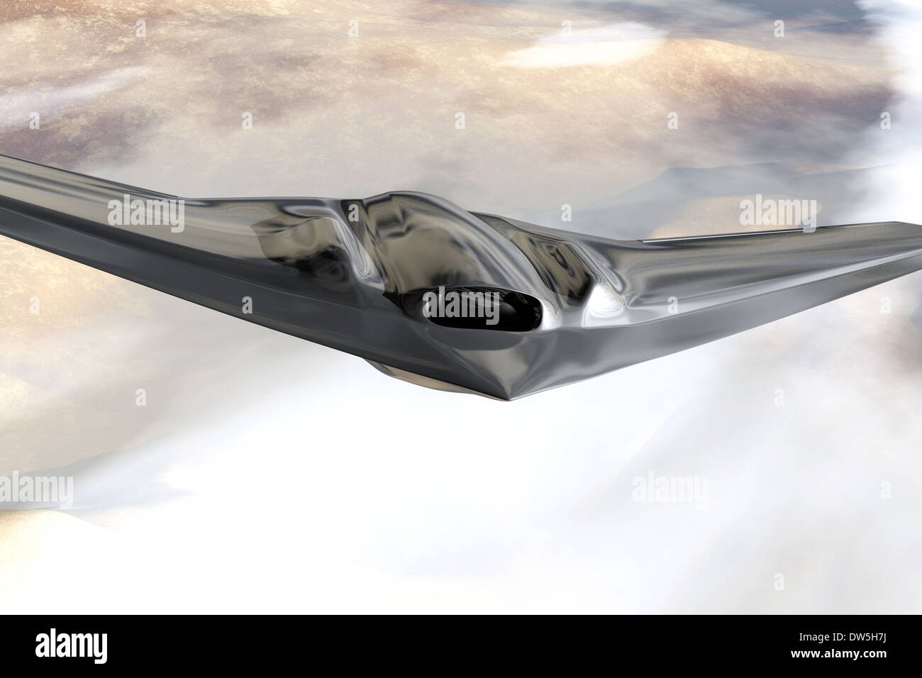 FQ 170 Sentinel Drone UAV Militares en acción en el Sunset Sunrise ilustración 3D Fotografía stock - Alamy