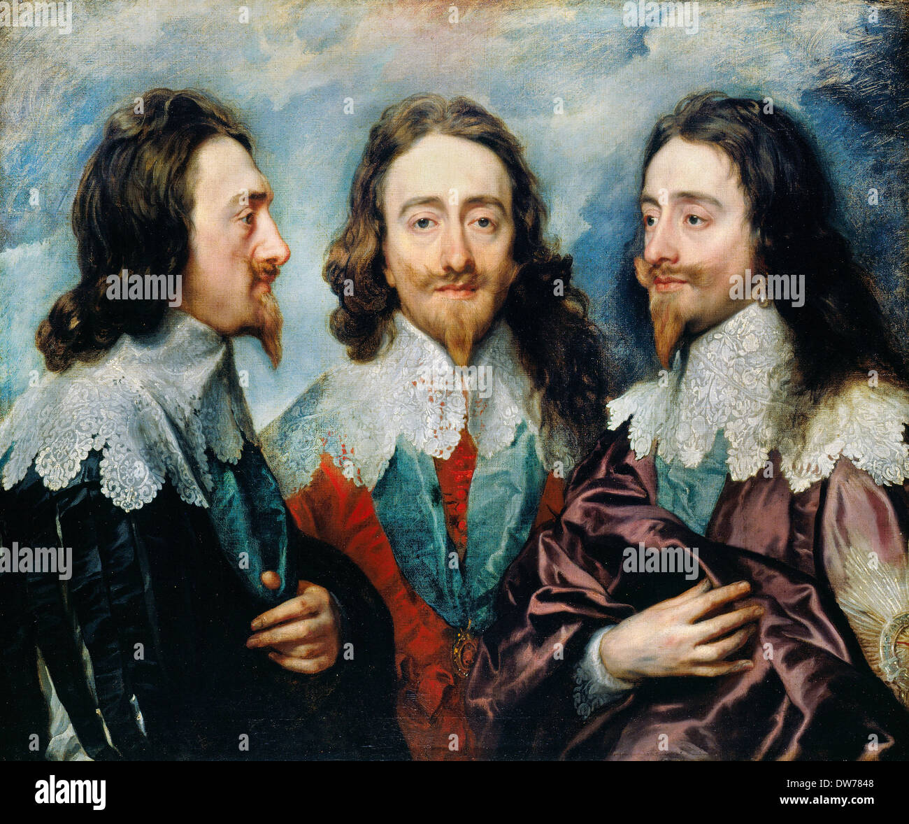 Anthony van Dyck, Carlos I (1600-49). 1635-1636 Óleo sobre lienzo. Colección Real del Reino Unido. Foto de stock
