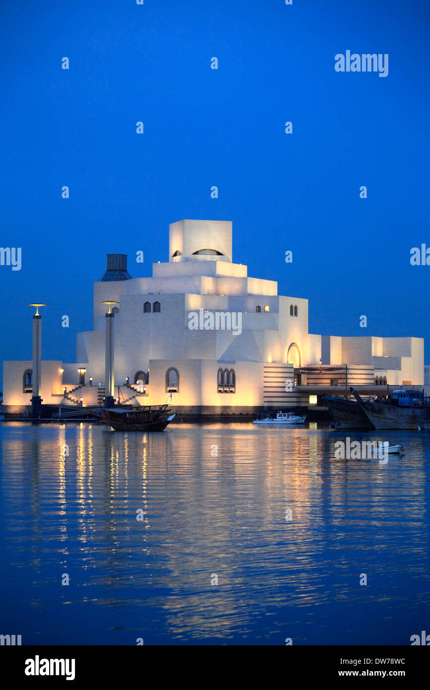 En Doha, Qatar, el Museo de Arte Islámico, Foto de stock