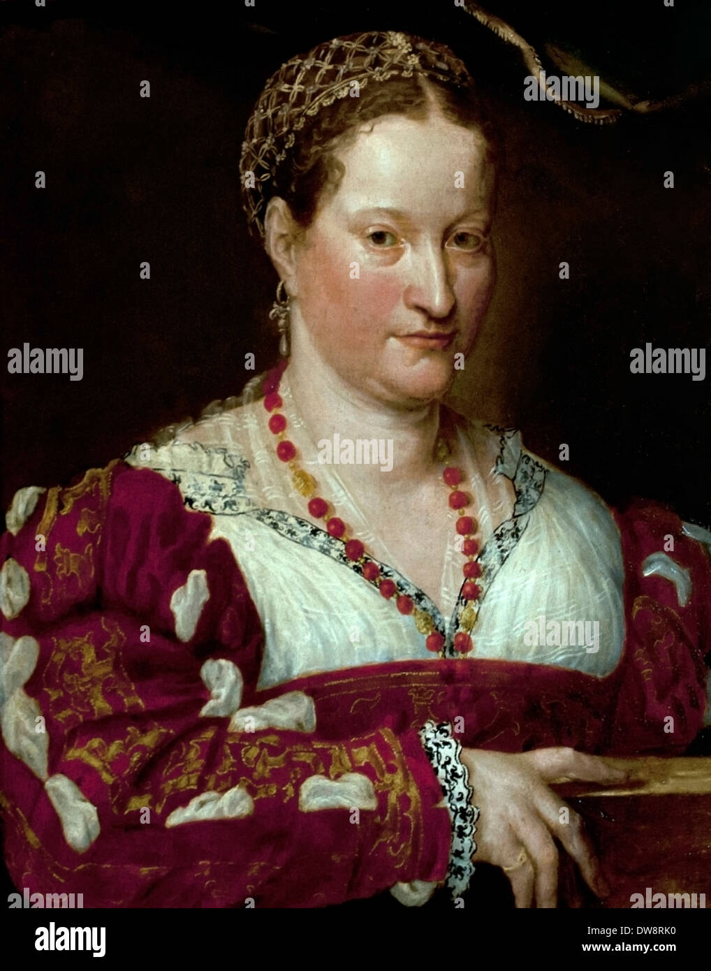 Retrato de una mujer 1550 Pintura de Prospero Fontana (siglo xvi) Italia italiano Foto de stock