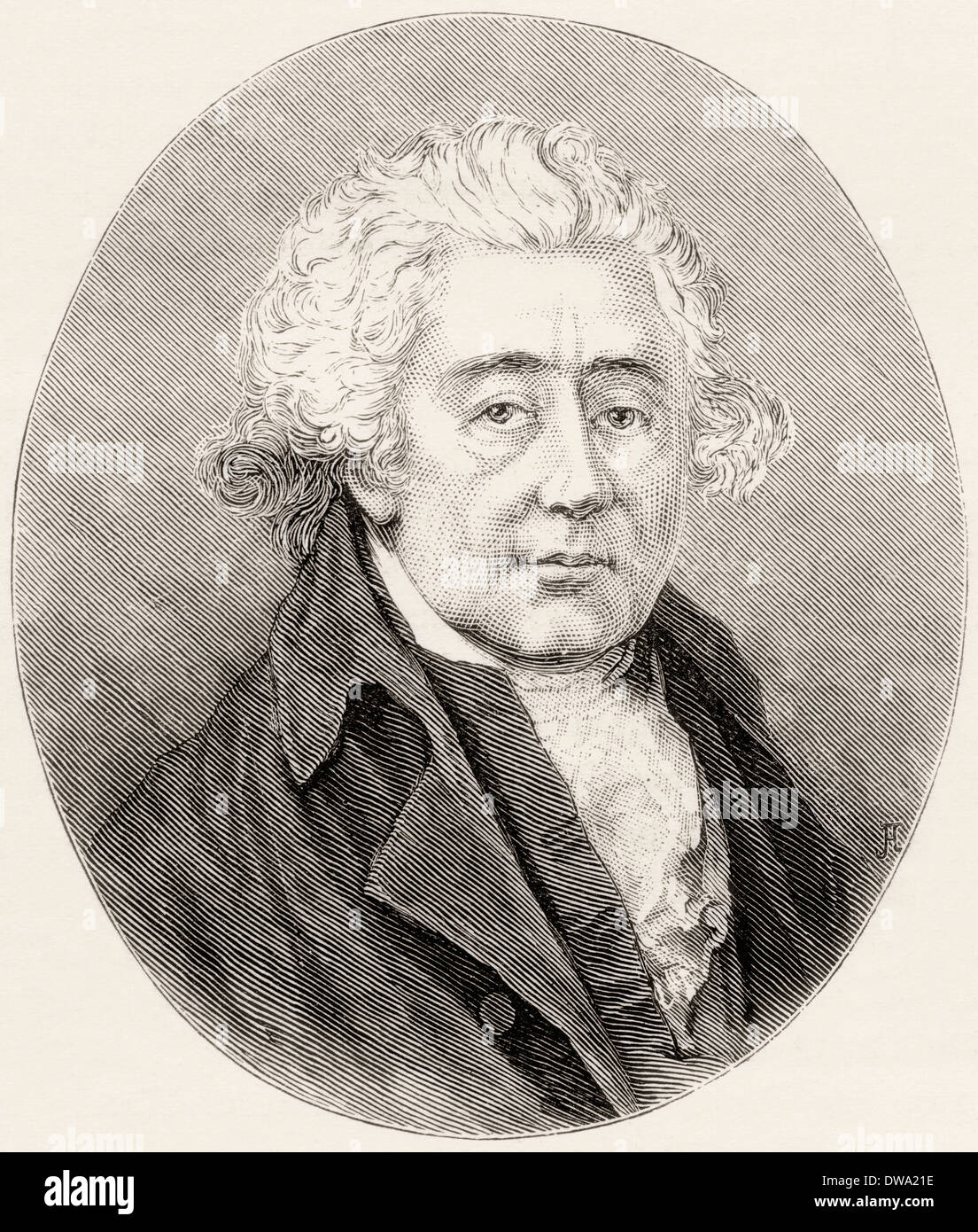 Matthew Boulton, 1728 - 1809. Fabricante inglés y business partner de ingeniero escocés James Watt. Foto de stock