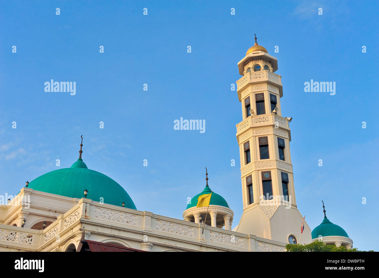 La hermosa mezquita y la paz en Tailandia Foto de stock