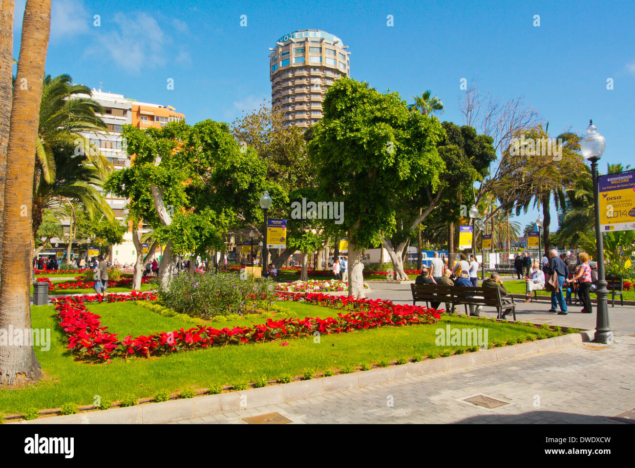 Parque de Santa Catalina Park Plaza, Las Palmas de Gran Canaria, isla de Gran  Canaria, Islas Canarias, España, Europa Fotografía de stock - Alamy