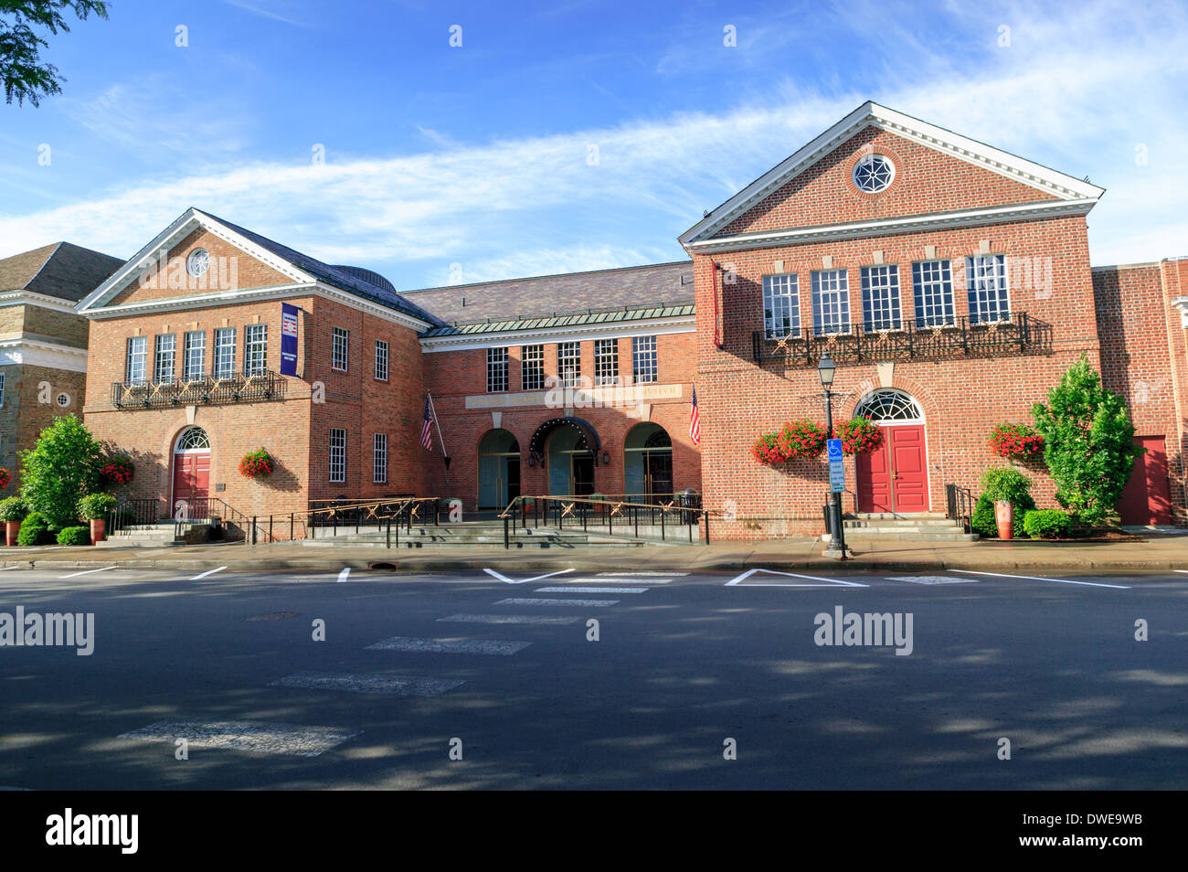 National Baseball Hall of Fame and Museum, en Cooperstown, Condado de Otsego, Estado de Nueva York, EE.UU.. Foto de stock