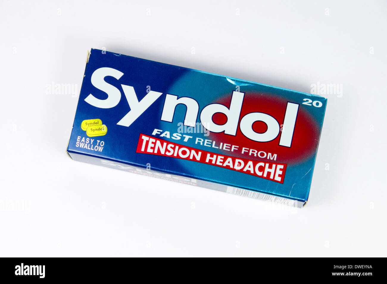 Dolor de cabeza comprimidos Syndol Foto de stock