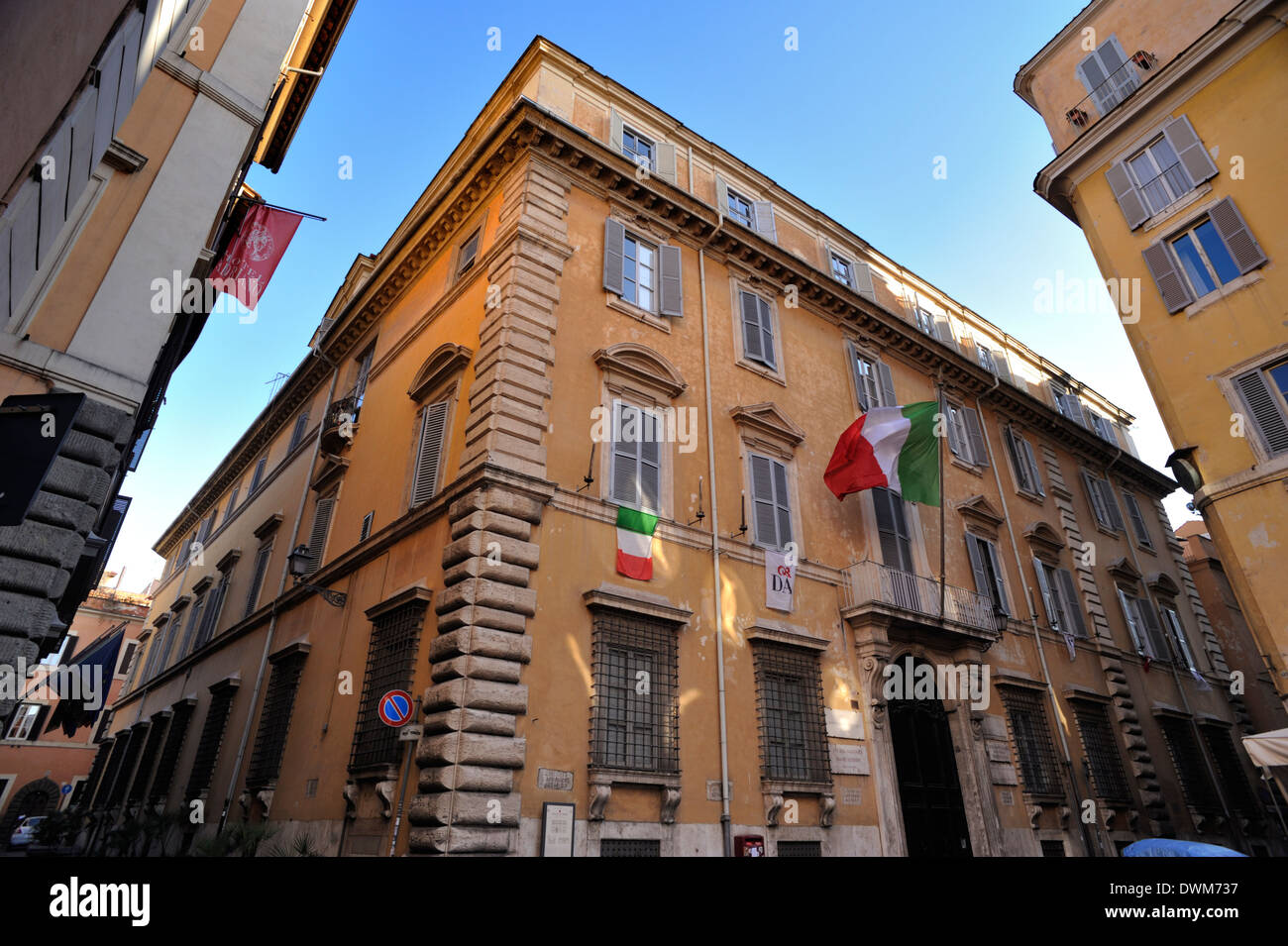 Italia, Roma, Campo Marzio, Palazzo di Firenze Fotografía de stock - Alamy