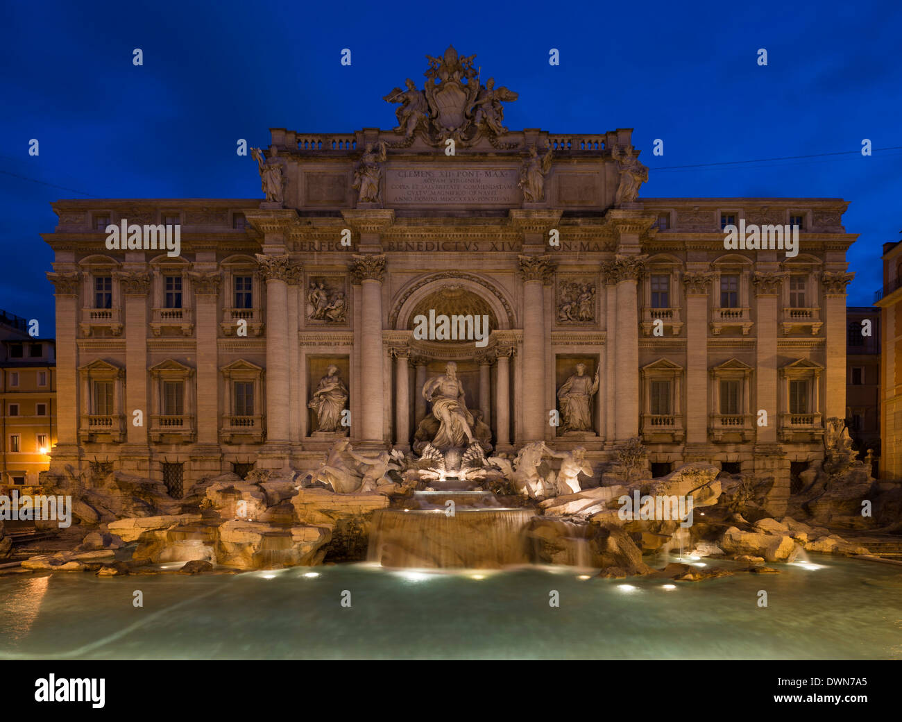 La fontana de Trevi, Roma, Lazio, Italia, Europa Foto de stock