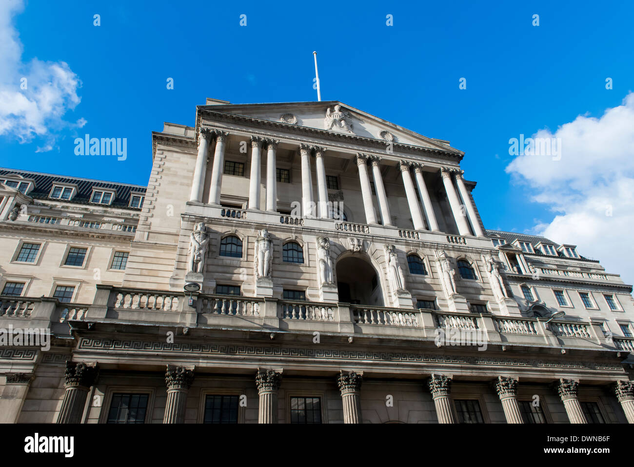 El Banco de Inglaterra, el Banco de Londres Foto de stock