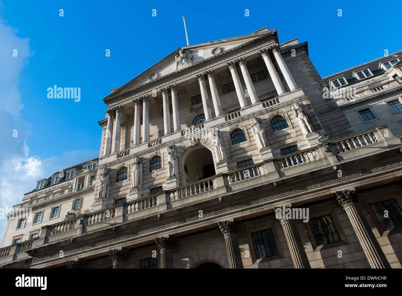 El Banco de Inglaterra, el Banco de Londres Foto de stock
