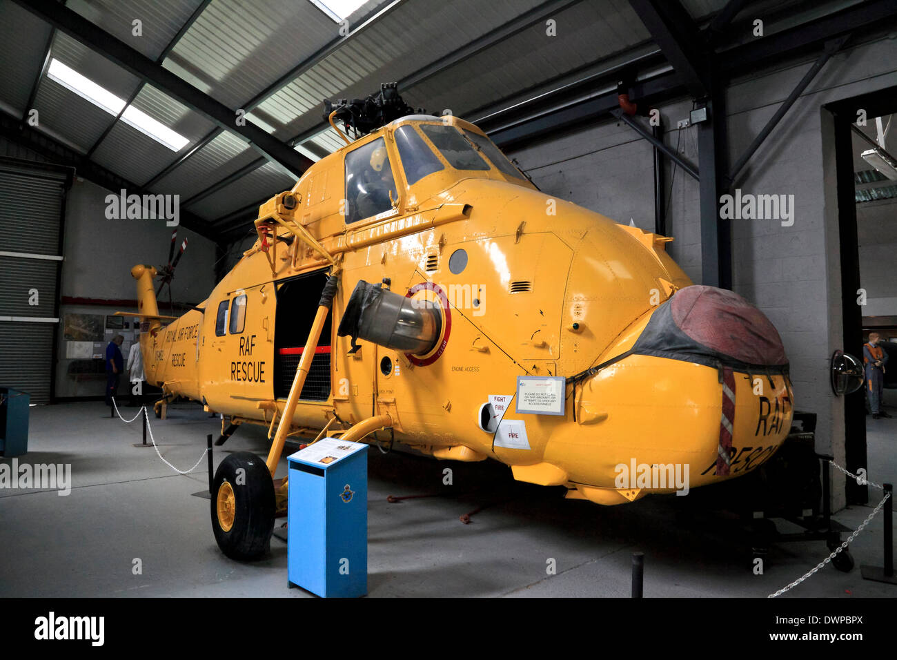 9384. Helicóptero de rescate Air-Sea Wessex RAF Manston, museo, Manston Kent, Inglaterra Foto de stock