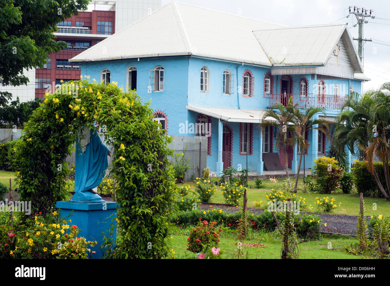 La escuela anexo, Apia, Samoa Foto de stock