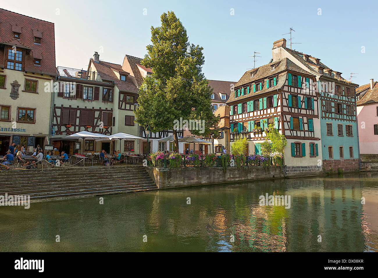 Pequeña Francia en Estrasburgo, Francia Foto de stock