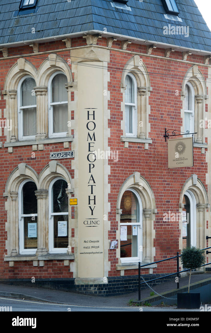 La homeopatía Clínica, Stroud, Cotswolds, Gloucestershire, Inglaterra Foto de stock