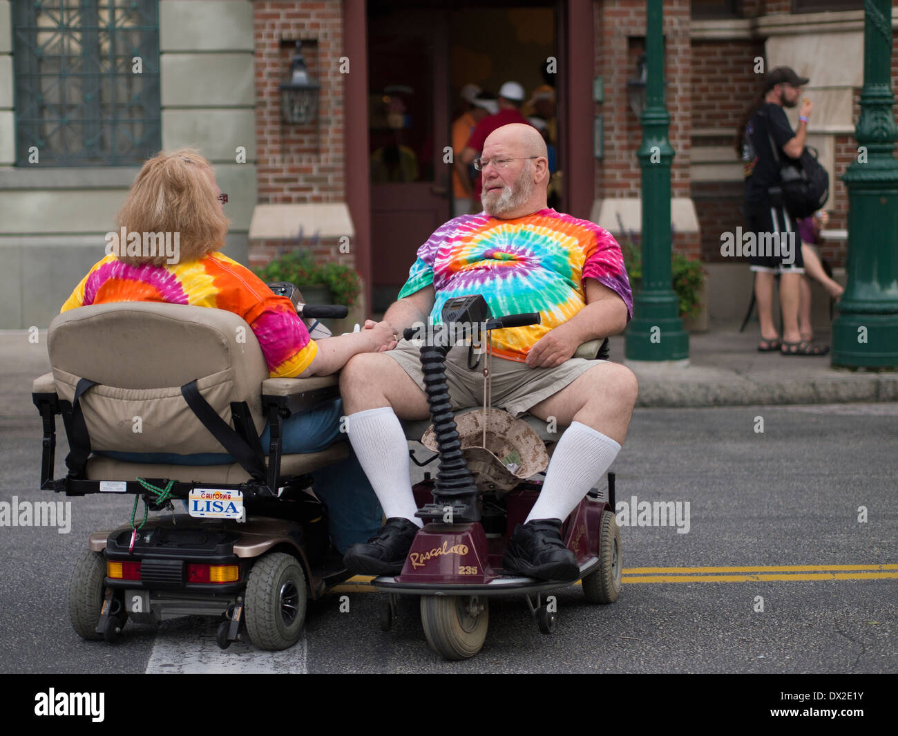 Obese mobility scooter fotografías e imágenes de alta resolución - Alamy