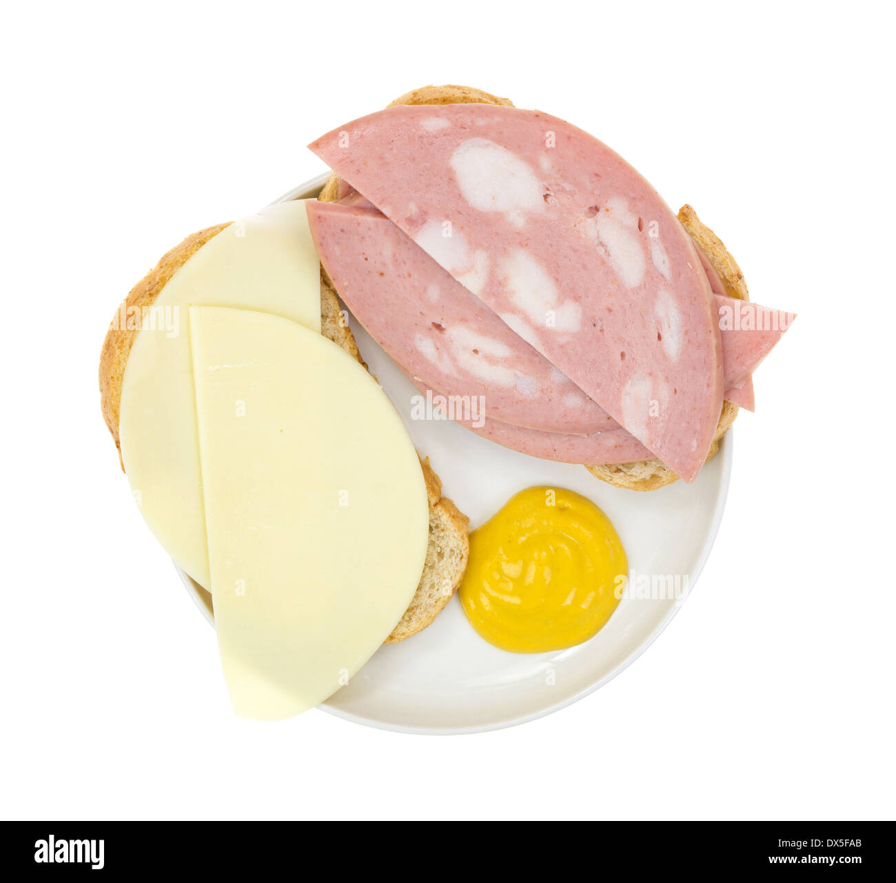 Sandwich de mortadela y queso fotografías e imágenes de alta resolución