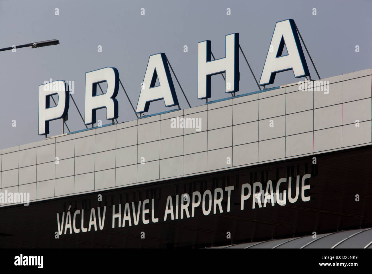 Aeropuerto de Praga, República Checa Foto de stock