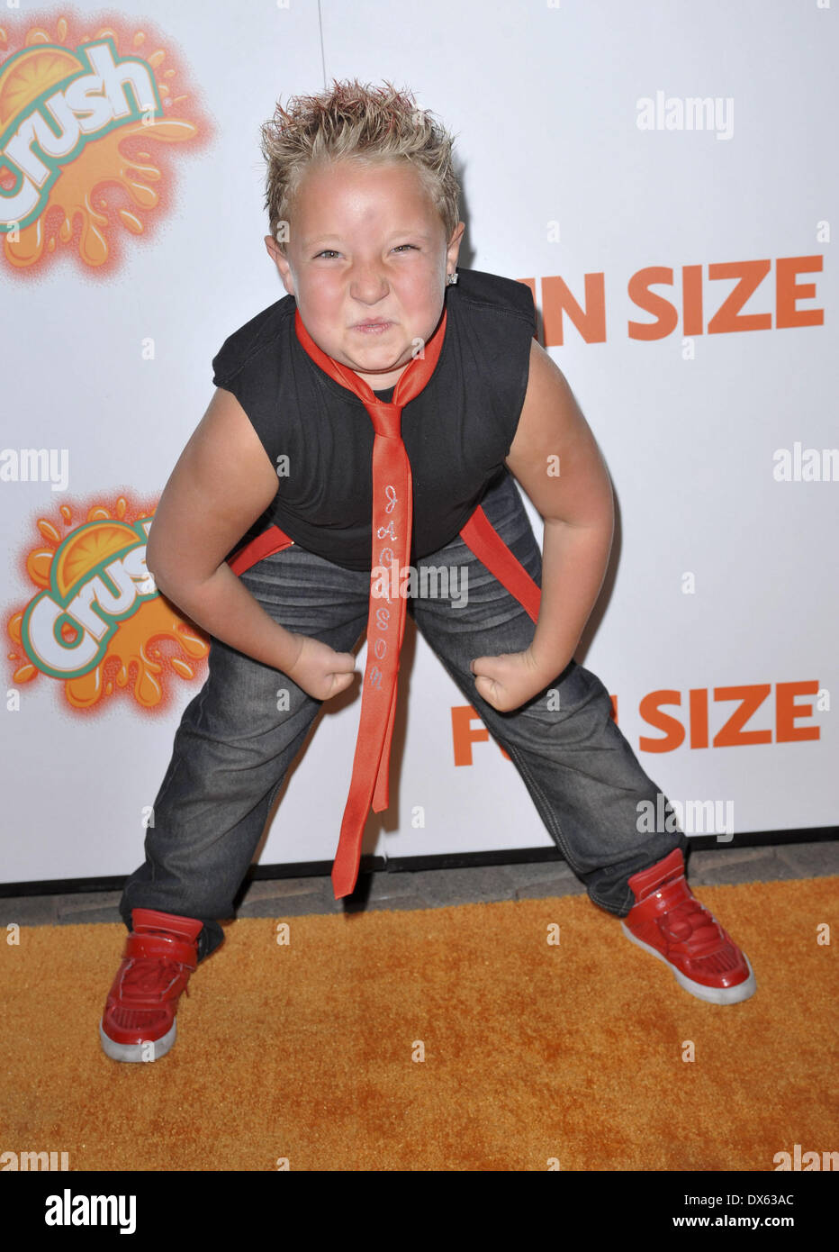 Jackson Nicoll el estreno de Paramount Pictures' 'Fun Size' en el