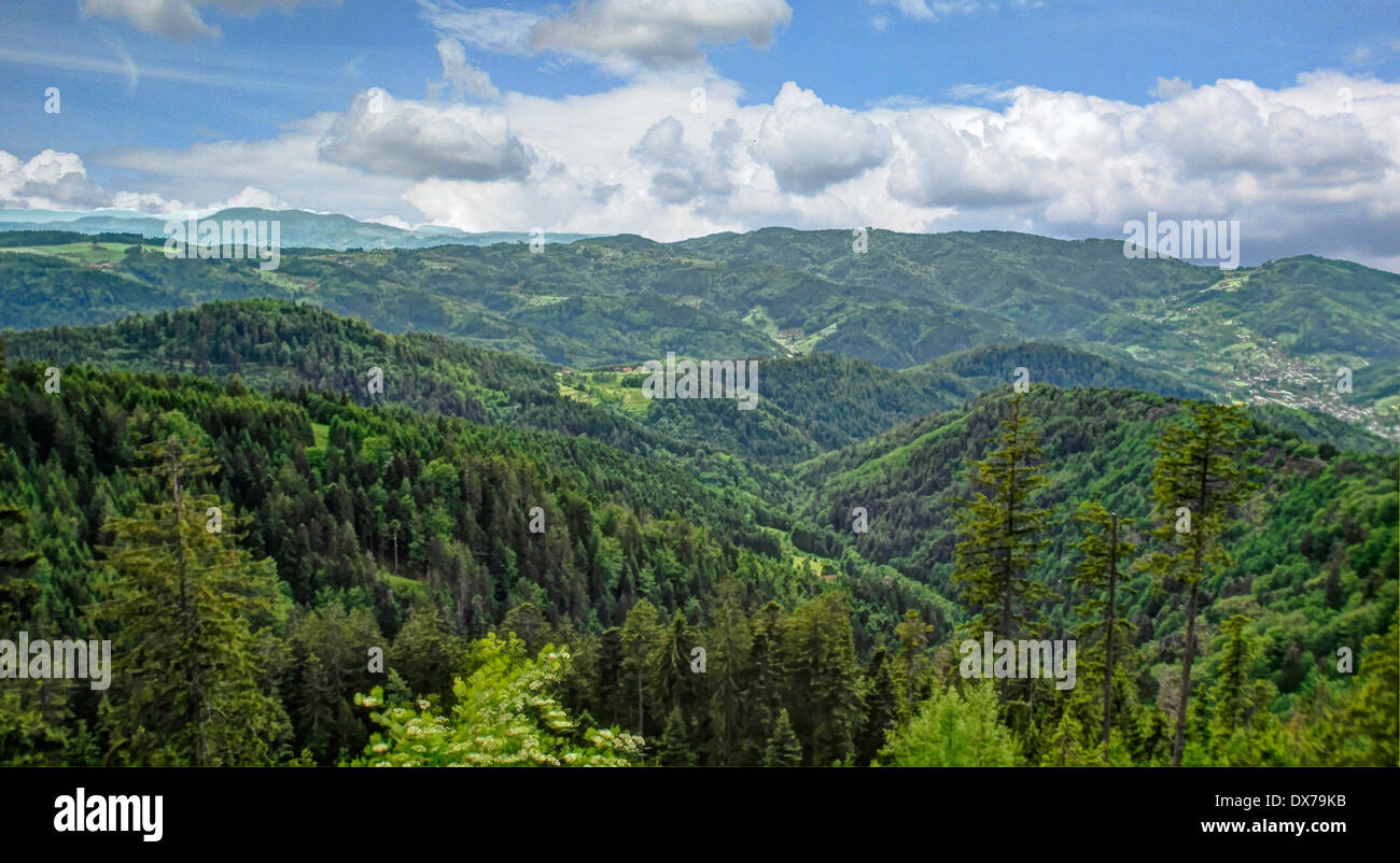 Las montañas de la Selva Negra, Alemania, Foto de stock