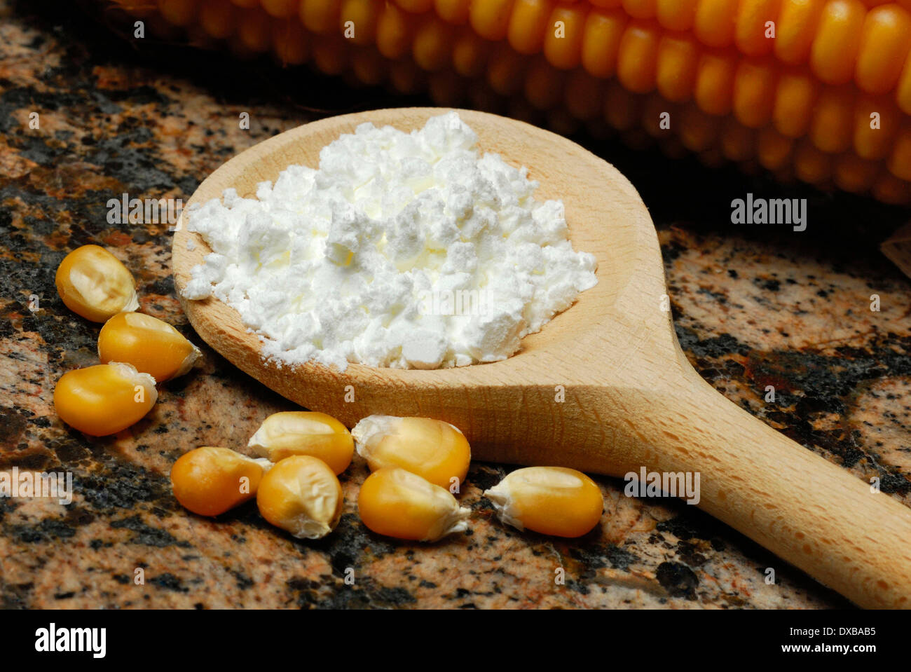 almidón de maíz Foto de stock