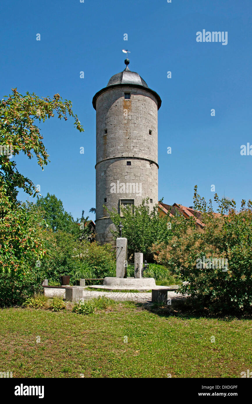 Torre, Kere Eibelstadt Foto de stock