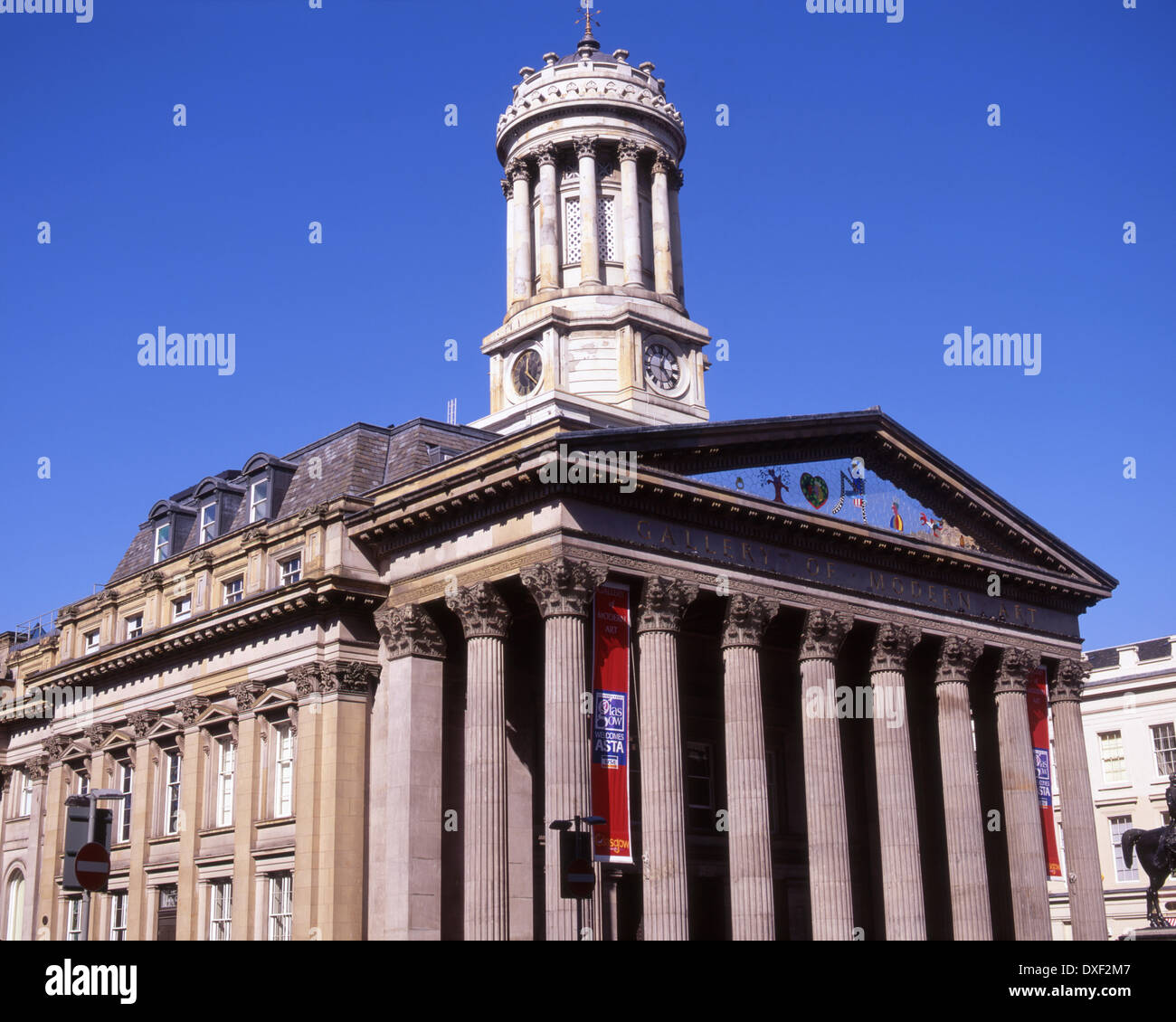 Galería de arte moderno neoclásico, Royal Exchange Square, de la ciudad de Glasgow Foto de stock