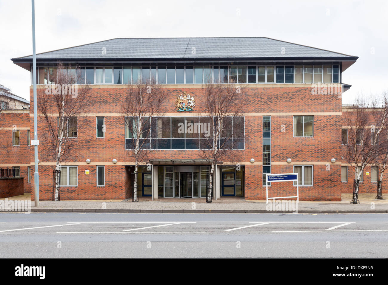 Familia audiencia tribunal judicial combinado en Sheffield, Sheffield, Yorkshire, Inglaterra, Reino Unido. Foto de stock