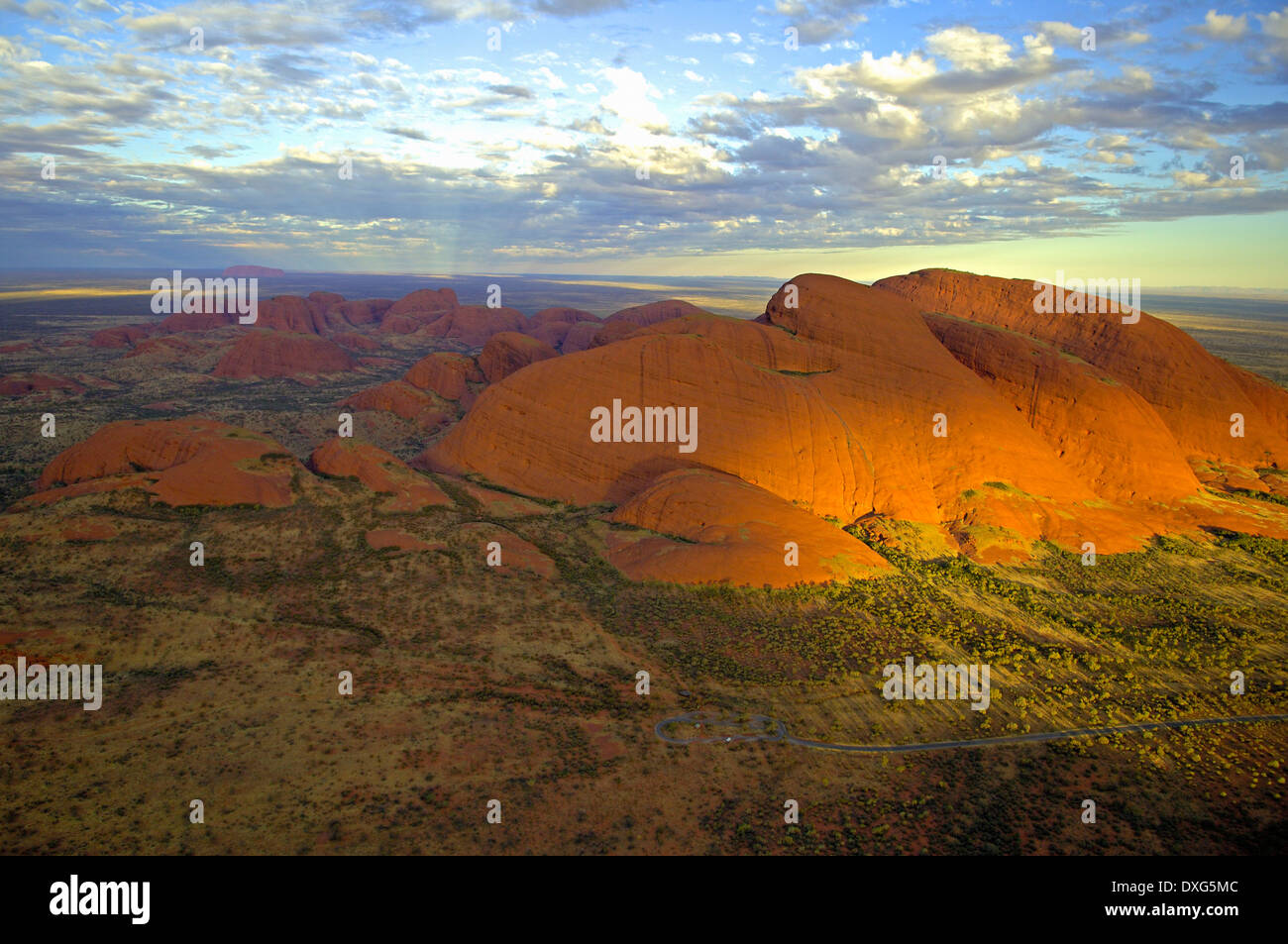 Las Olgas, Parque Nacional de Uluru-Kata Tjuta, el Territorio del Norte, Australia Foto de stock