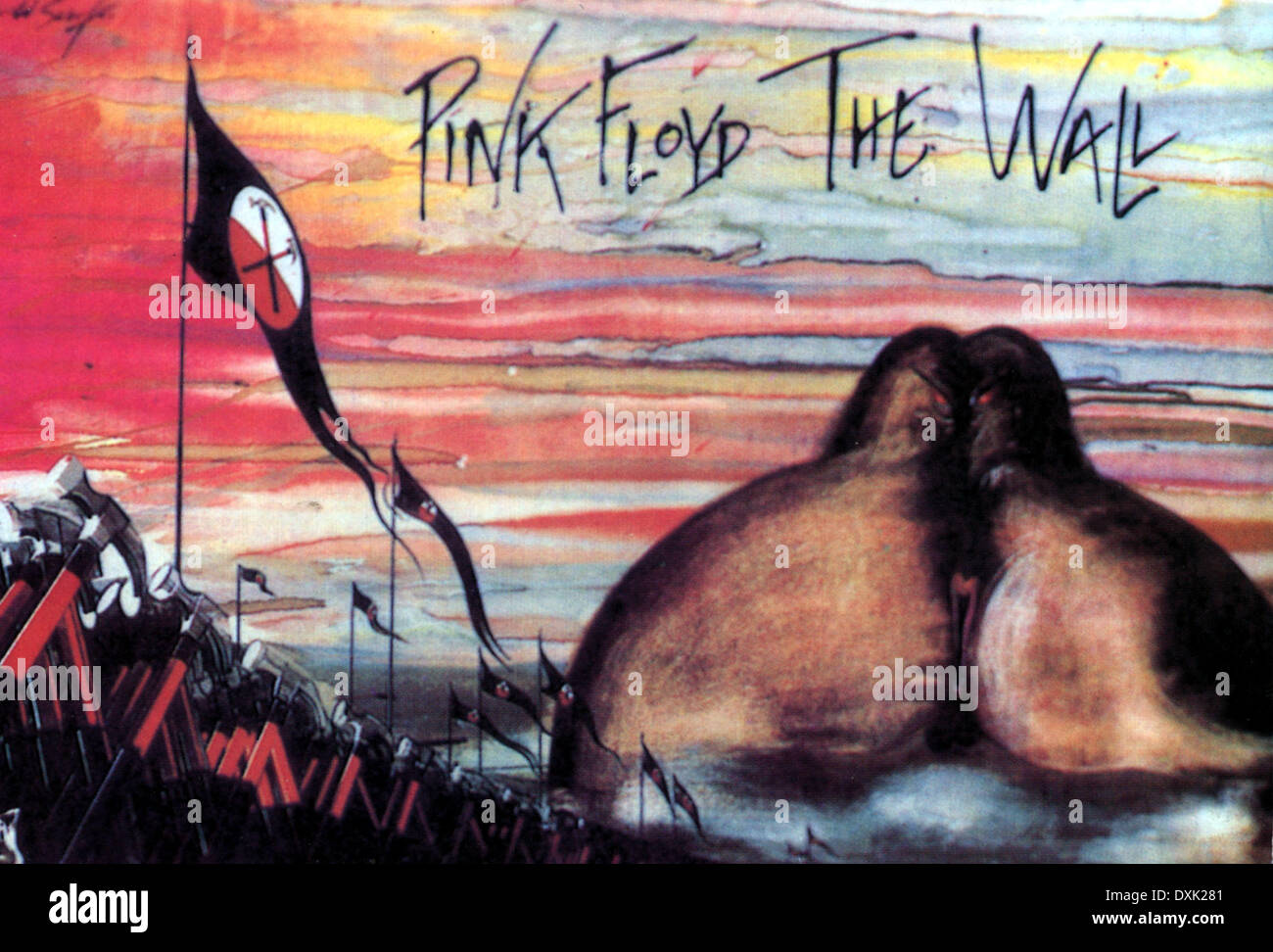 PINK FLOYD THE WALL (BR1982) Foto de stock