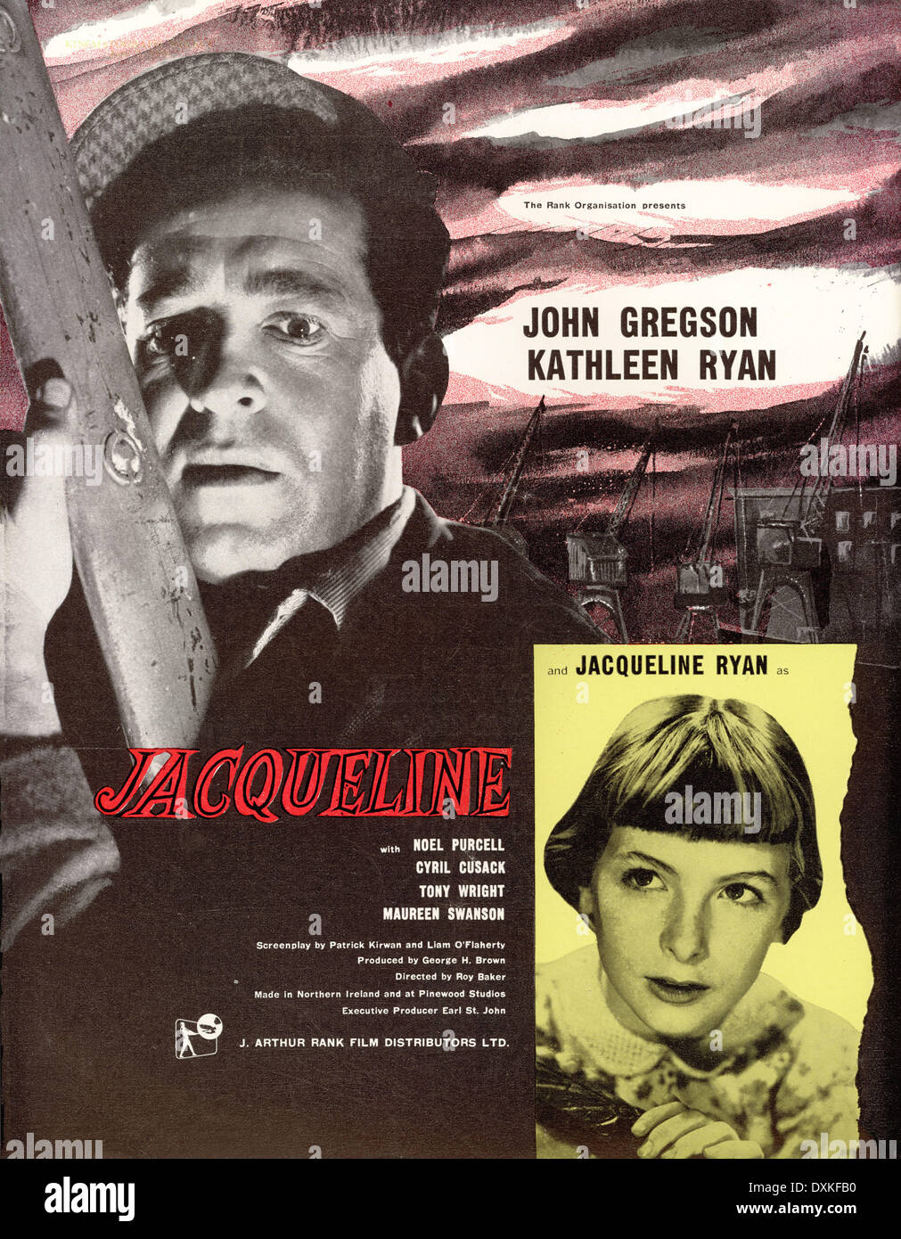 JACQUELINE Británico (1956), dirigida por Roy WARD BAKER Foto de stock
