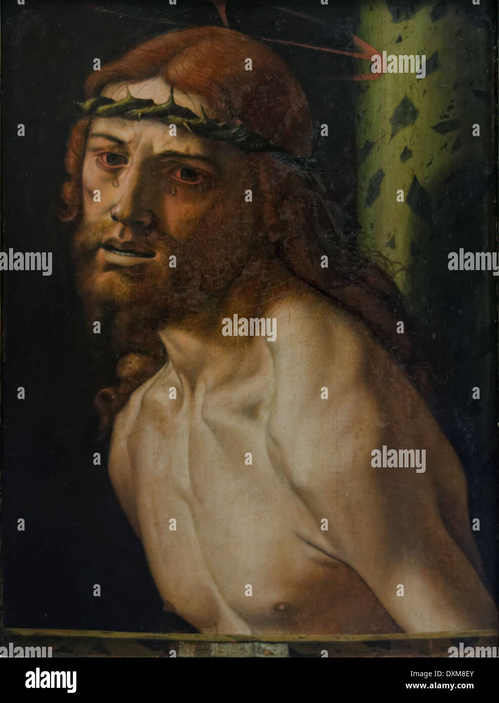 Bartolomeo Montagna - Cristo en la picota - 1500 - Siglo XVI - escuela de italiano - Gemäldegalerie - Berlín Foto de stock