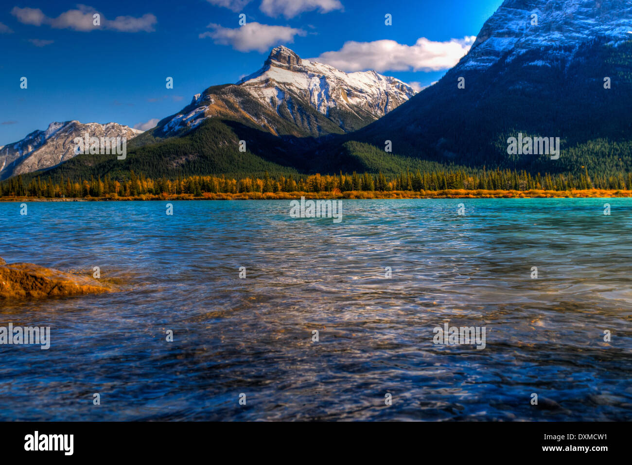 Vistas de montaña pintoresco Kananaskis Country Alberta Canada Foto de stock