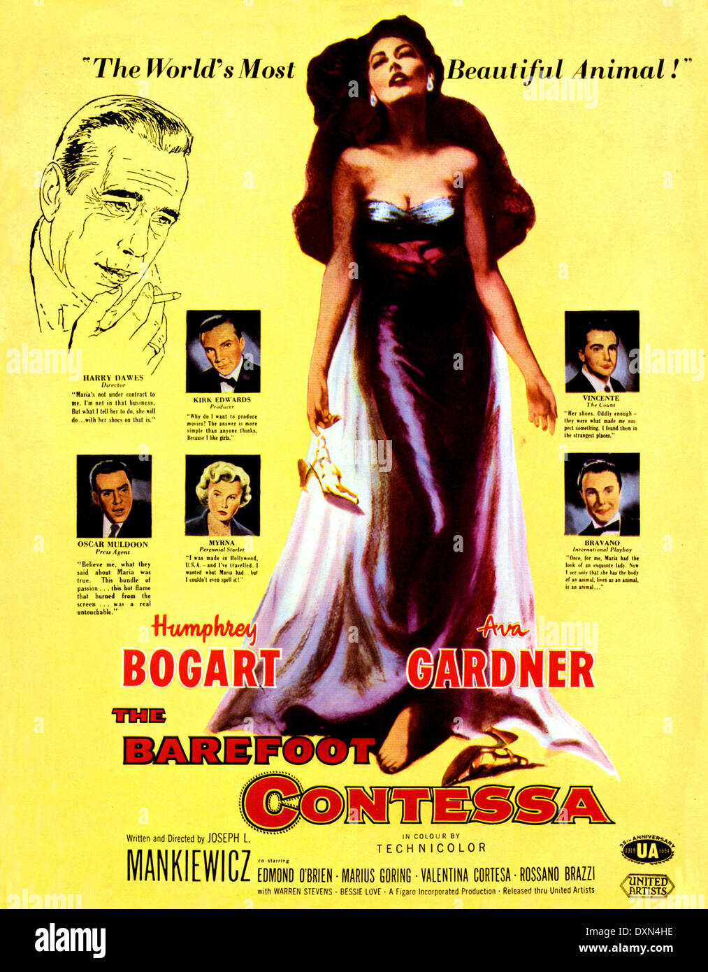 The barefoot contessa 1954 ava gardner fotografías e imágenes de alta