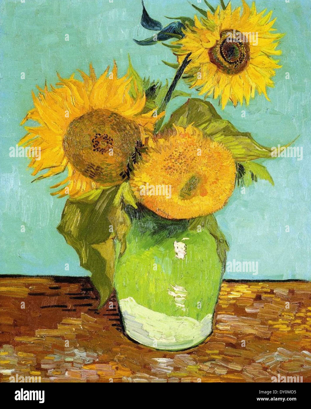 Vincent Van Gogh Girasoles 2 Foto de stock