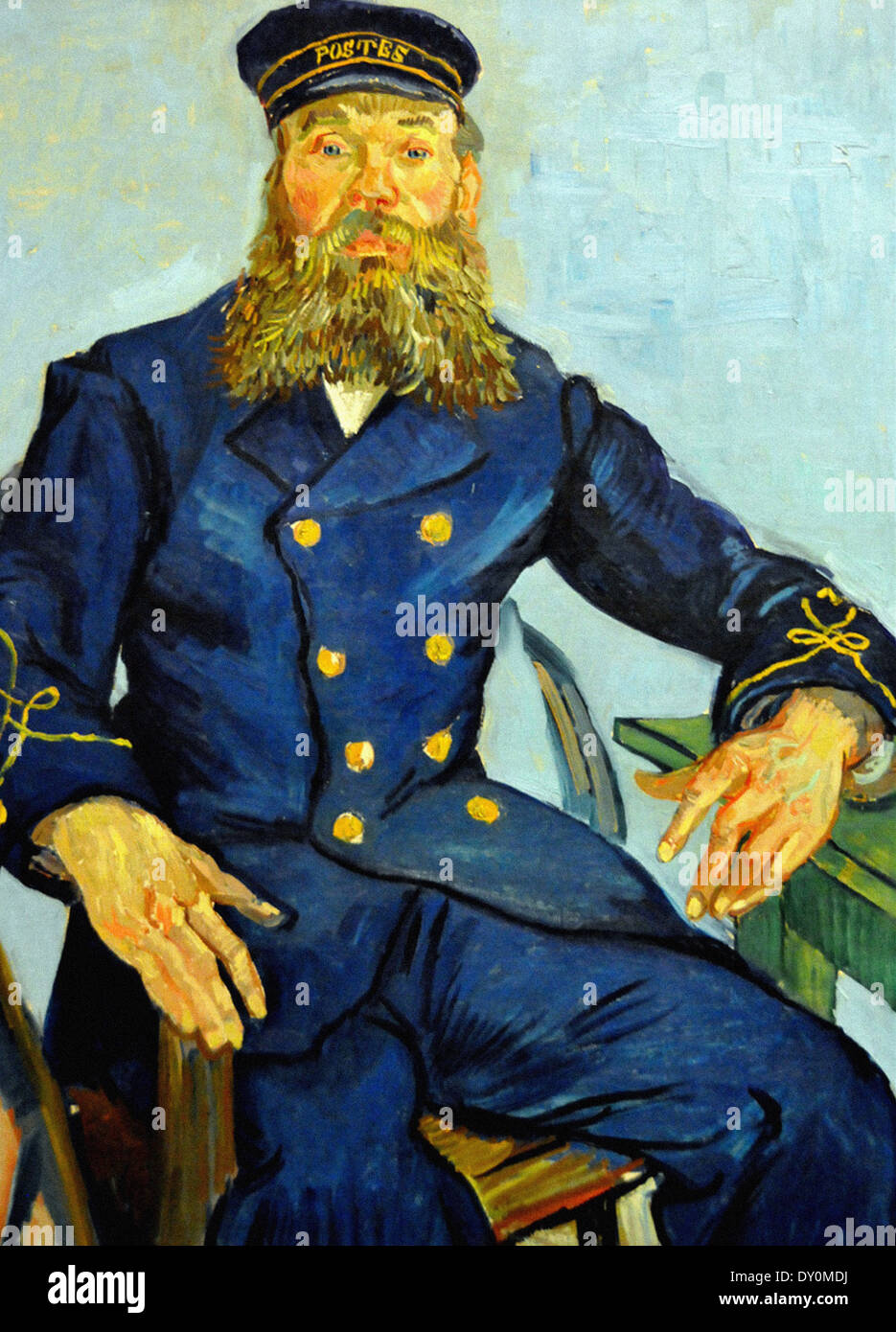 Vincent van Gogh cartero Joseph Roulin Foto de stock