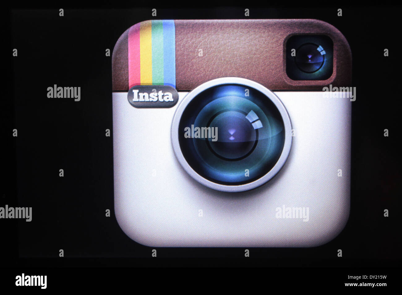 Instagram Foto de stock