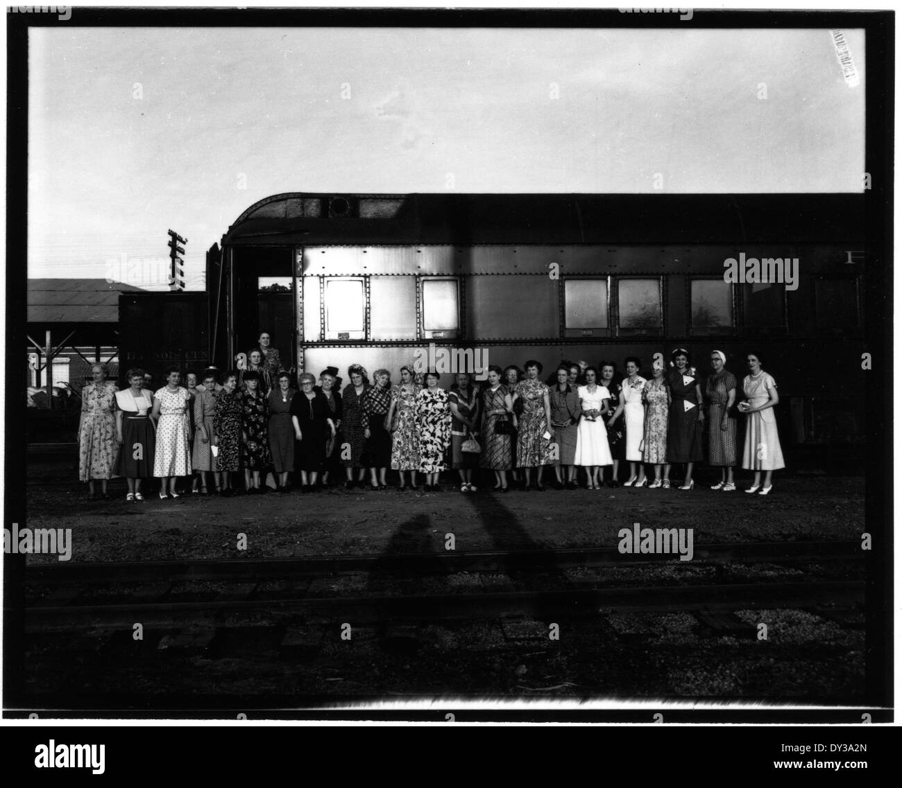 Federación Nacional de Clubes de Mujeres, Tour de Brookhaven por 22 señoras de Luisiana y puntos cercanos, 25 de mayo de 1950. Foto de stock