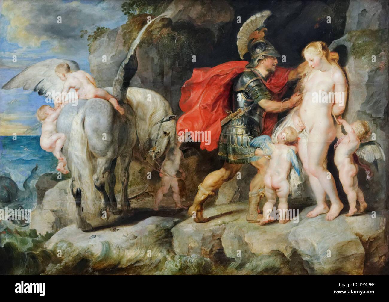 Peter Paul Rubens - Perseo y Andrómeda - 1622 - Siglo XVII - Escuela Flamenca - Gemäldegalerie - Berlín Foto de stock
