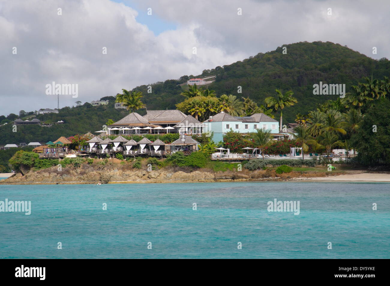 Costa oeste, Antigua, Islas de Sotavento, Antillas, Caribe, América Central Foto de stock