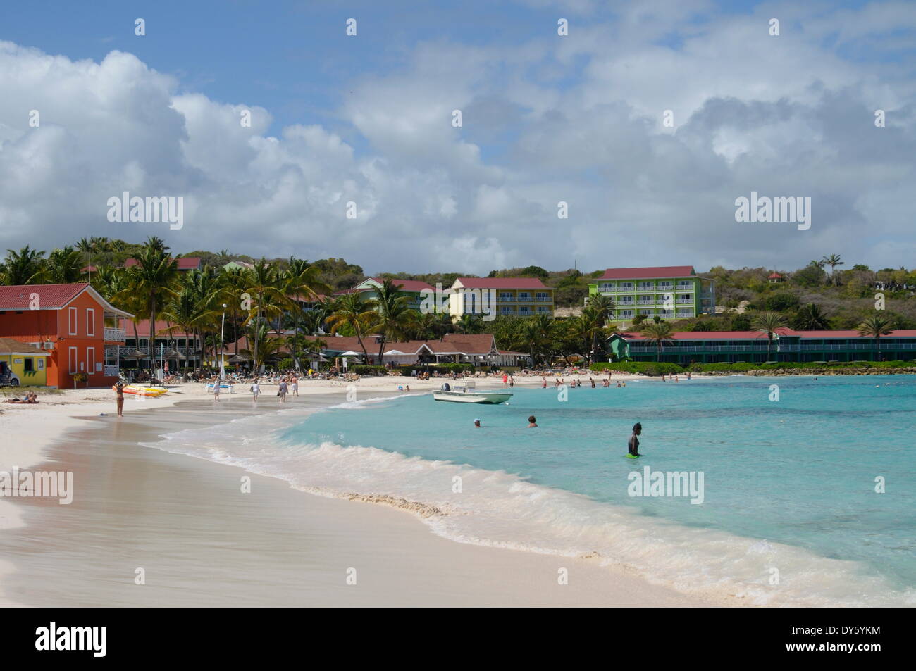 Pineapple Beach Club, Long Bay, Antigua, Islas de Sotavento, Antillas, Caribe, América Central Foto de stock