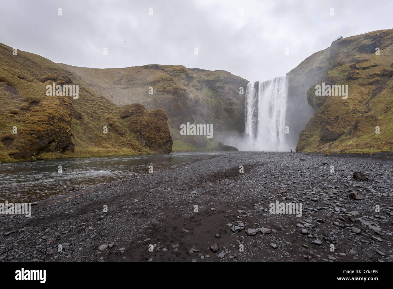 Skogafoss, Islandia, las regiones polares Foto de stock