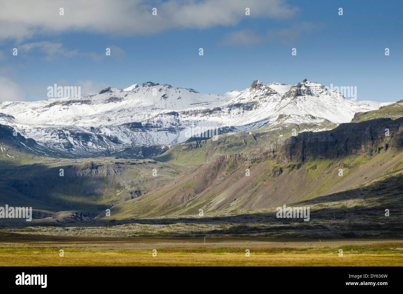 La península de Snaefellsnes, Islandia, las regiones polares Foto de stock