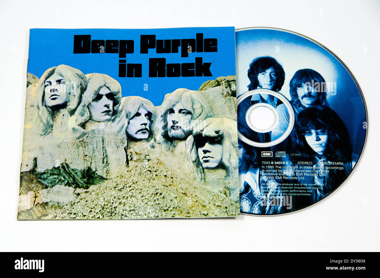 Deep Purple en Álbum Rock Foto de stock