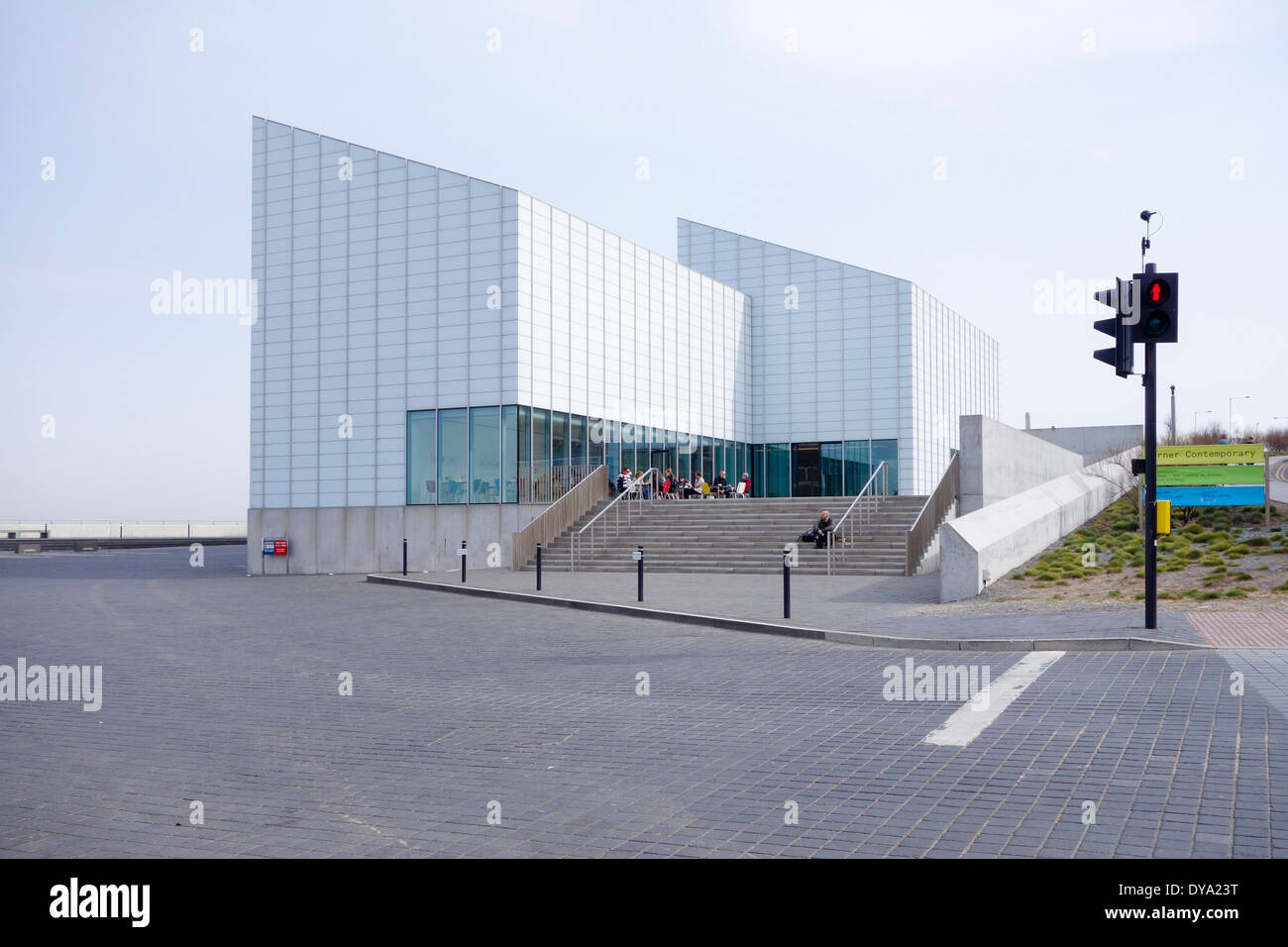 Inglaterra, Margate. La galería de arte contemporáneo de Turner, que lleva el nombre del artista JMW Turner y diseñada por David Chipperfield Foto de stock