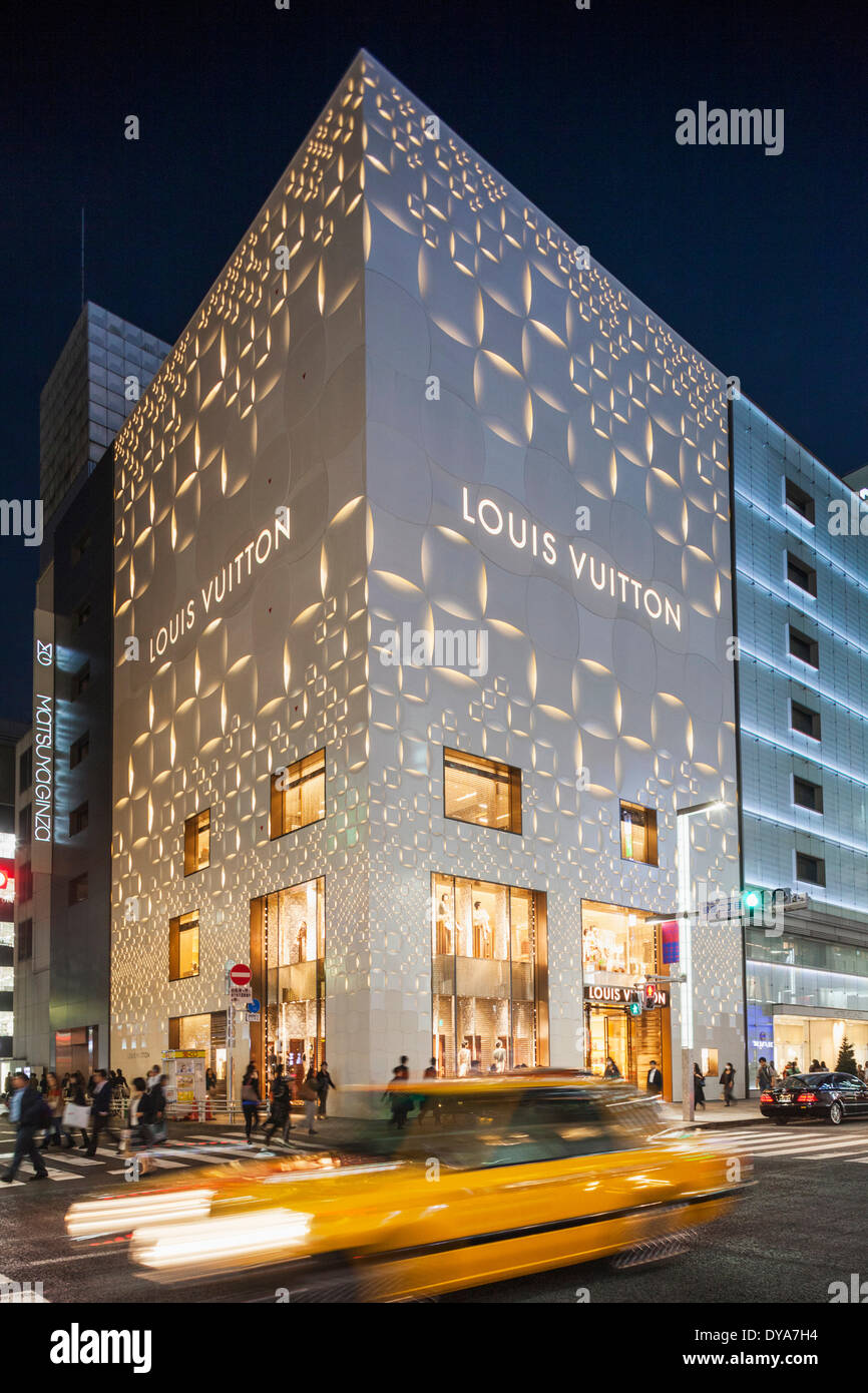 Japón, Honshu, Kanto, Tokyo, Ginza, Louis Vuitton Store Fotografía