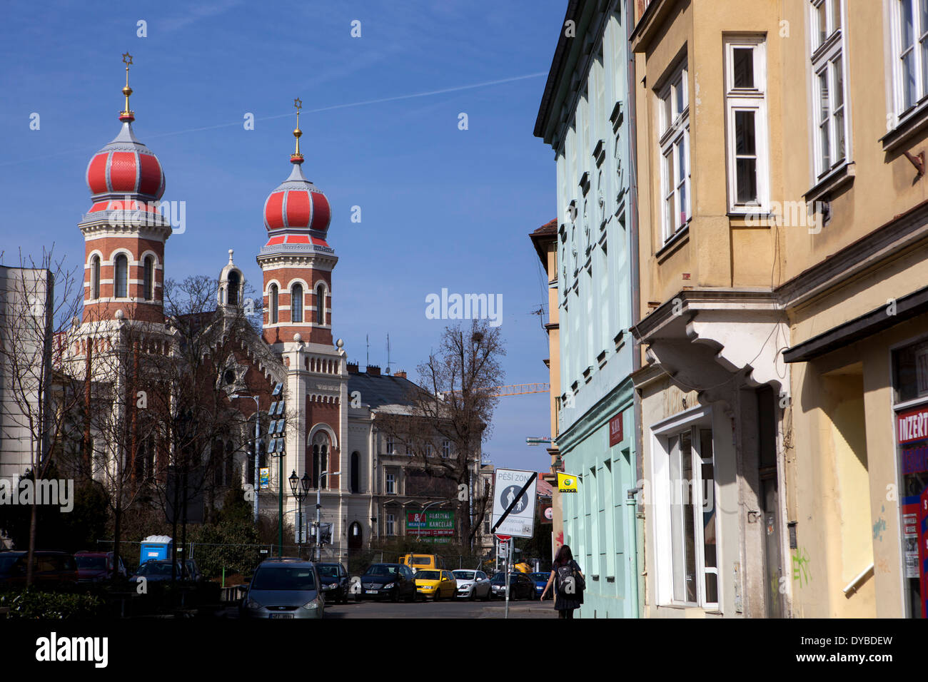 Sinagoga em Pilsen imagem de stock editorial. Imagem de central