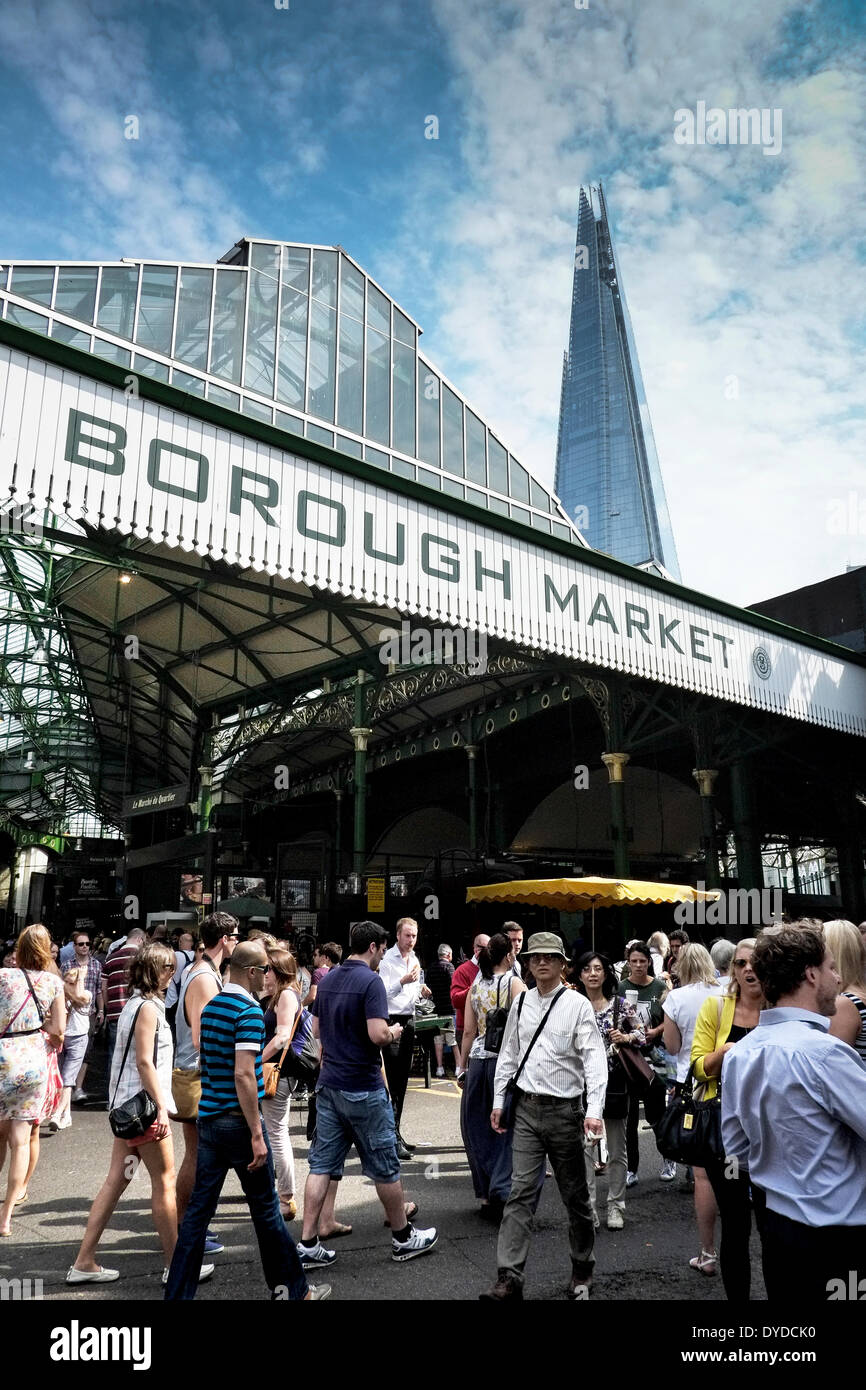 Borough Market de Londres. Foto de stock