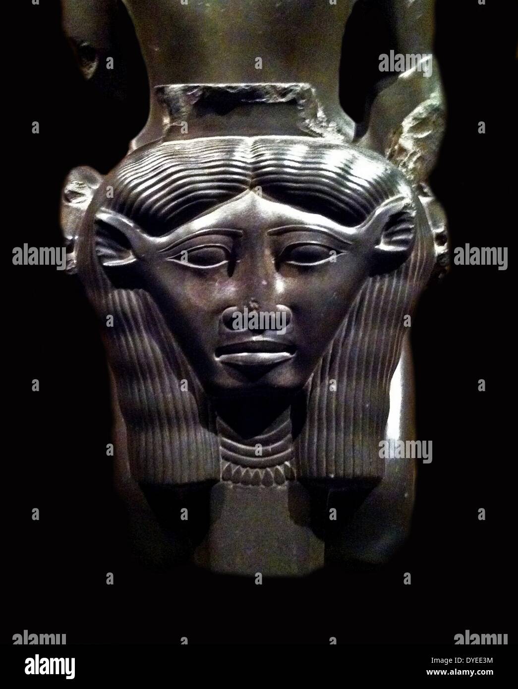 Arrodillándose estatua de Amenemope-em-hat 664 B.C. Foto de stock