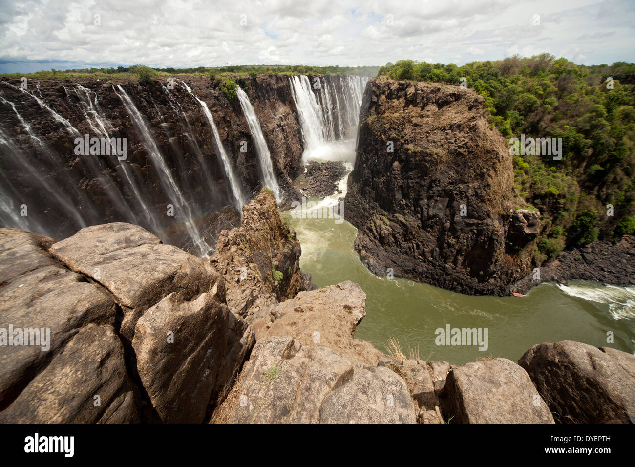 Victoria Falls, Zimbabwe, África Foto de stock