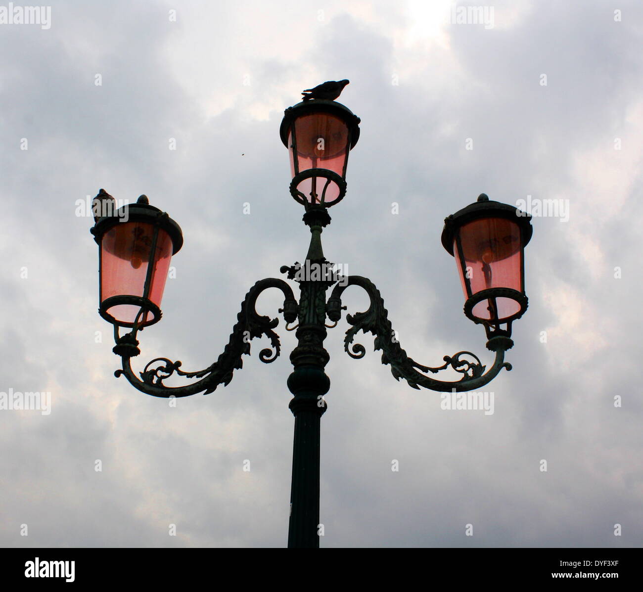 Lámpara de la calle decorativos 2013. Foto de stock