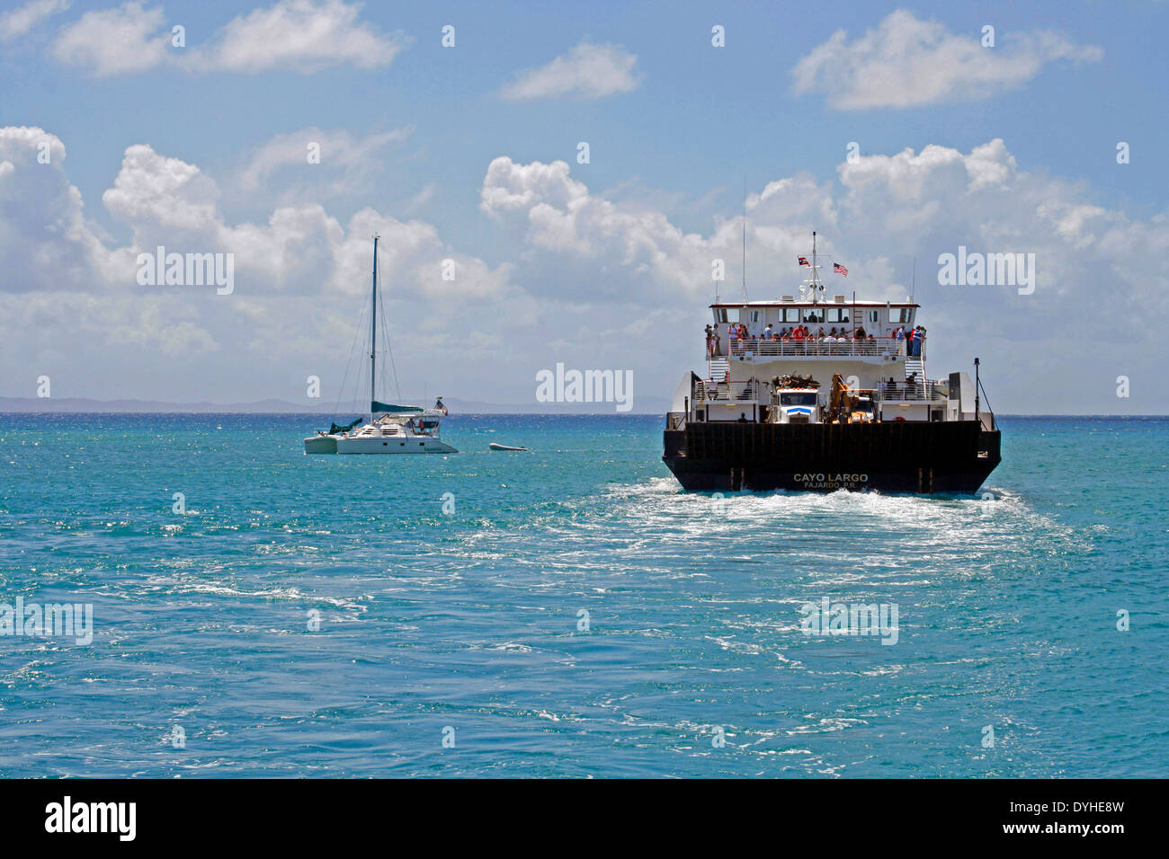 Cambiable despierta Del Norte La Isla de Culebra Puerto Rico USA territorio en ferry a Fajardo dejando  Culebra Fotografía de stock - Alamy